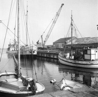 The port of Varberg, Sweden, 1966. Creator: Unknown.