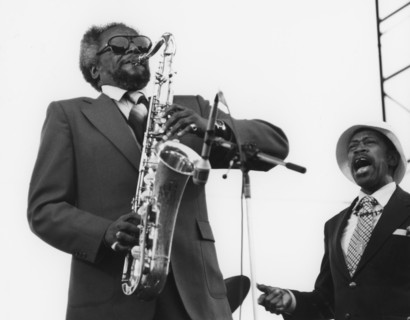 Jimmy Forrest and Al Grey, Capital Radio Jazz Festival, London 1979. Creator: Brian Foskett.