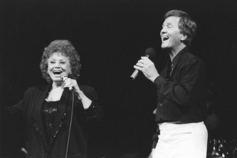 Pat Boone and Kay Starr, London Palladium, 1991. Creator: Brian Foskett.