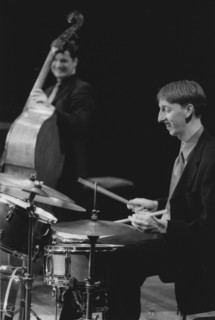 Steve Brown, Malcolm Creese, Brecon Jazz Festival, Powys, Wales, 2000. Creator: Brian Foskett.