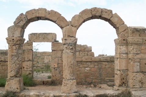 Libya, Apollonia, Governor's Palace, 2007. Creator: Ethel Davies.