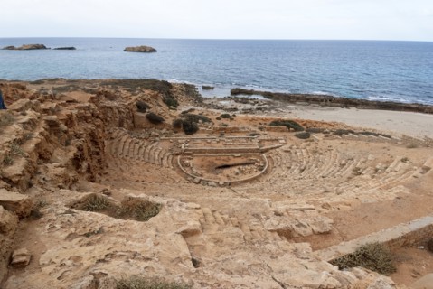 Libya, Apollonia, Theatre, 2007. Creator: Ethel Davies.