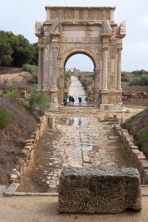 Libya, Leptis Magna, Arch of Septimius Severus, 2007. Creator: Ethel Davies.