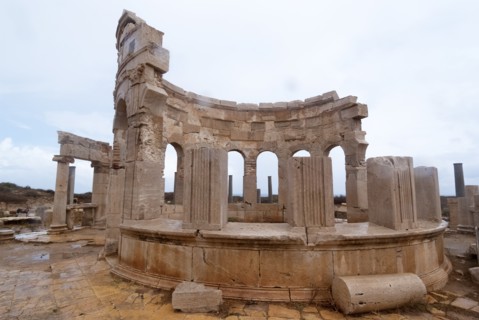 Libya, Leptis Magna, Market, 2007. Creator: Ethel Davies.