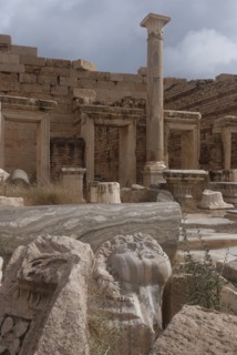 Libya, Leptis Magna, Severan Forum, 2007. Creator: Ethel Davies.