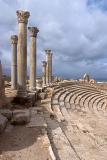Libya, Leptis Magna, Theatre, 2007. Creator: Ethel Davies.