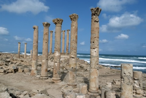 Libya, Sabratha, Temple of Isis, 2007. Creator: Ethel Davies.
