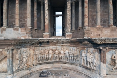 Libya, Sabratha, Theatre, 2007. Creator: Ethel Davies.