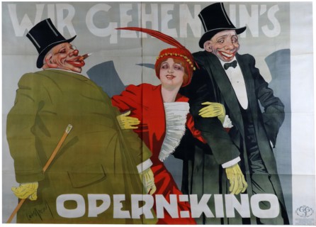Wir gehen ins Opernkino, c. 1905. Creator: Pollak, Carl Josef