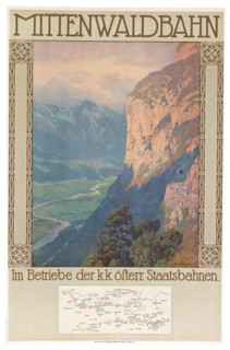 Mittenwald Railway, c. 1912. Creator: Jahn, Gustav
