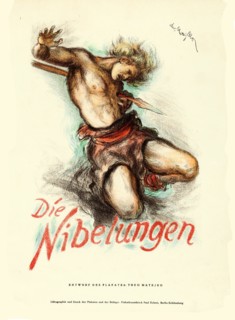 Movie poster Die Nibelungen: Siegfried by Fritz Lang, 1924. Creator: Matejko, Theo