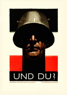 And you? Steel Helmet, League of Front Soldiers, 1929. Creator: Hohlwein, Ludwig