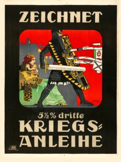 Subscribe to the third war loan!, 1915. Creator: Puchinger, Erwin