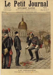Le Petit Journal concerning the Dreyfus Affair , 1895. Creator: Meyer