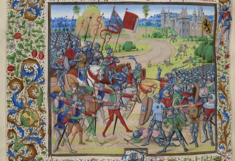 The Battle of Dunkirk on 25 May 1383, ca 1470-1475. Creator: Liédet, Loyset