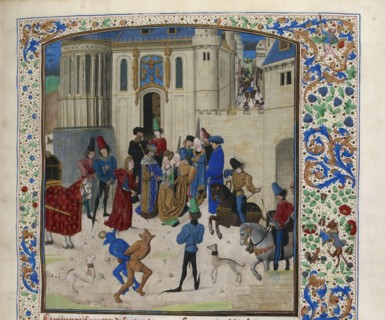 Arrival of Isabeau de Bavaria in Paris, ca 1470-1475. Creator: Anonymous.