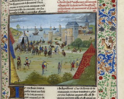 The siege of Mahdia, 1390, ca 1470-1475. Creator: Anonymous.