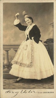 Fanny Elßler, 1870. Creator: Jagemann, Carl von