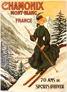 Chamonix Mont Blanc 70 Ans de Sports d'Hiver. Creator: Faivre, Abel