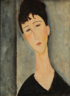 Portrait of a Young Woman. Creator: Modigliani, Amedeo