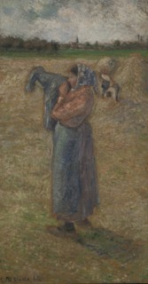 Femme aux champs , 1882. Creator: Pissarro, Camille