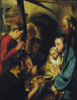 The Adoration of the Shepherds. Creator: Jordaens, Jacob