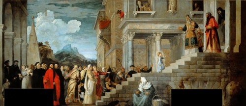 The Presentation of the Virgin at the Temple, 1534-1538. Creator: Titian