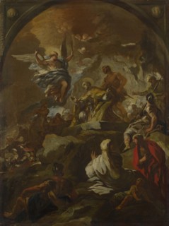 The Martyrdom of Saint Januarius, ca 1690. Creator: Giordano, Luca