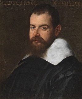 Portrait of Galileo Galilei, 1601. Creator: Santi di Tito