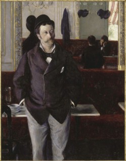 Dans un café, 1880. Creator: Caillebotte, Gustave
