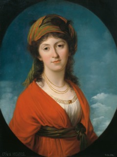 Portrait of Countess Marie Therese Meerfeld, née Dietrichstein, c. 1790. Creator: Kauffmann, Angelika