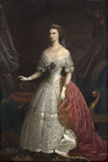 Portrait of Elisabeth of Bavaria, 1869. Creator: Russ, Franz, the Younger