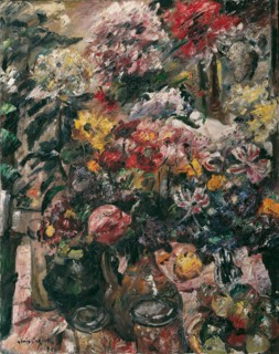Still Life with Chrysanthemums and Amaryllis, 1922. Creator: Corinth, Lovis