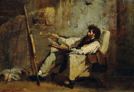 Self-Portrait. Creator: Munkácsy, Mihály