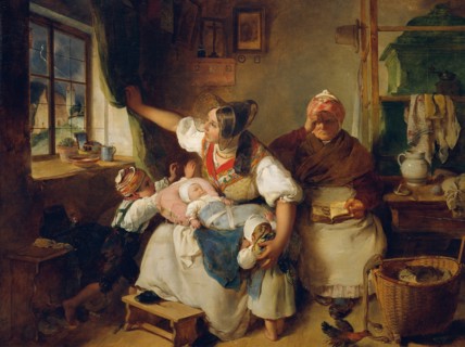 The storm, 1837. Creator: Fendi, Peter