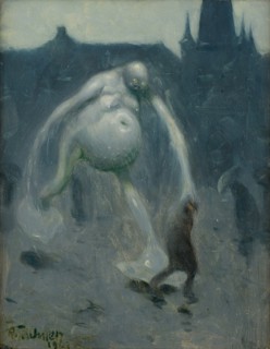 Downpour, 1907. Creator: Teschner, Richard