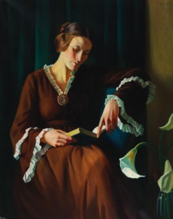 Portrait of Anne Kayssler, 1924. Creator: Erbslöh, Adolf