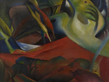 The storm, 1911. Creator: Macke, August