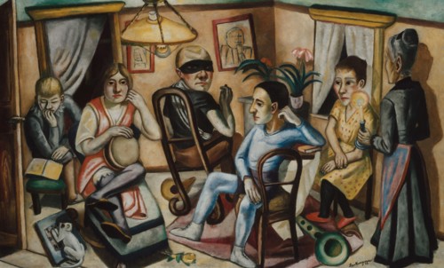 Before the Masked Ball, 1922. Creator: Beckmann, Max
