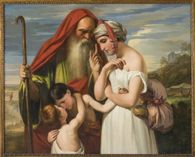The Expulsion of Hagar, 1844. Creator: Bezzuoli, Giuseppe