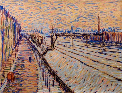 The Railway, 1910. Creator: Segal, Arthur