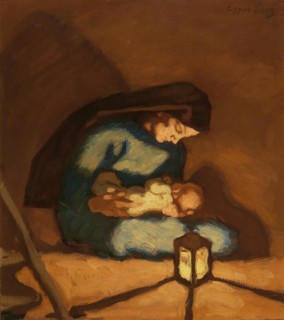 Madonna, c. 1922. Creator: Egger-Lienz, Albin