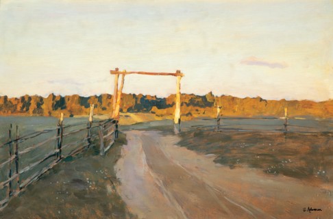 Summer evening  , 1900. Creator: Levitan, Isaak Ilyich