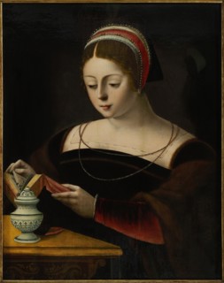 Mary Magdalene, c.1540. Creator: Master of the Female Half-Lengths