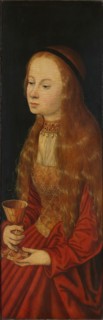 Saint Barbara, Early16th cen.. Creator: Cranach, Lucas, the Elder