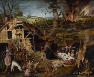 The Temptation of Saint Anthony, 1577. Creator: Huys