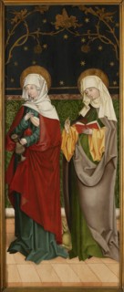 Saint Elizabeth of Hungary and Saint Margaret, ca 1485-1490. Creator: Master of the Sacristy of Kaufbeuren