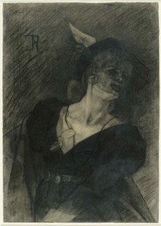 La femme au lorgnon.