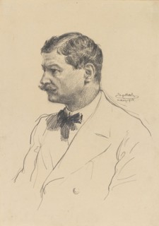 Self-Portrait, 1916. Creator: Engelhart, Josef