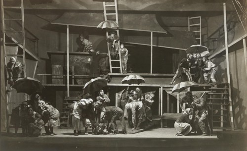 Scene from The Witch by Abraham Goldfaden, State Jewish Chamber Theater, Moscow, 1921. Creator: Anonymous.